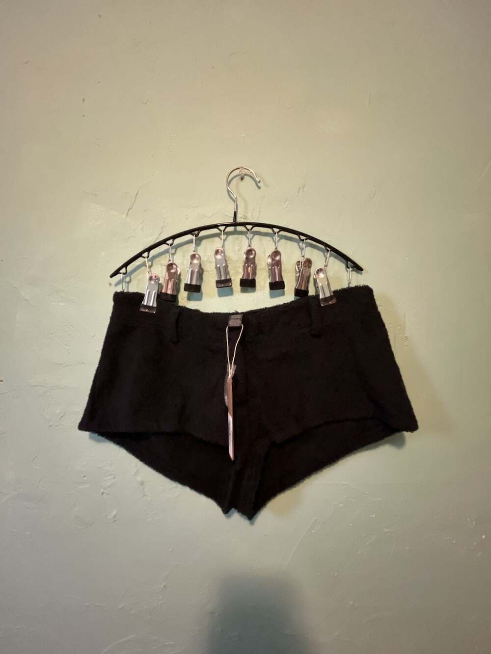 SKIMS Terry Cover-Up Shorts Black Size XS